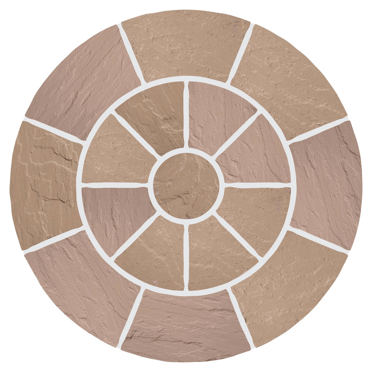 Rose-1800x1800x22mm-1 Circle/Pallet